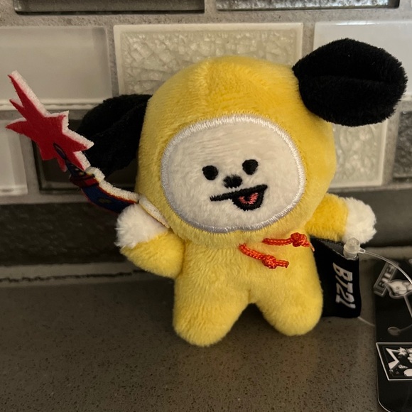 Official BT21 Line Friends SPACE CHIMMY Plush /  Jimin BTS / Kawaii / 3” / NEW - Picture 4 of 16